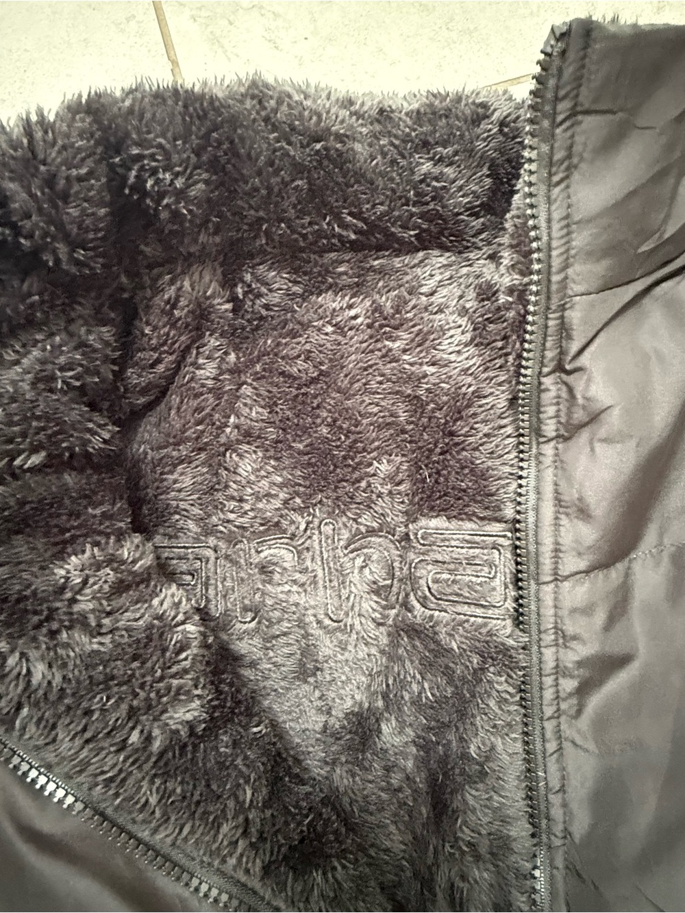 NWT Carhartt Cullen Reversible Black Down puffer Fleece Lined Jacket - Picture 6 of 6